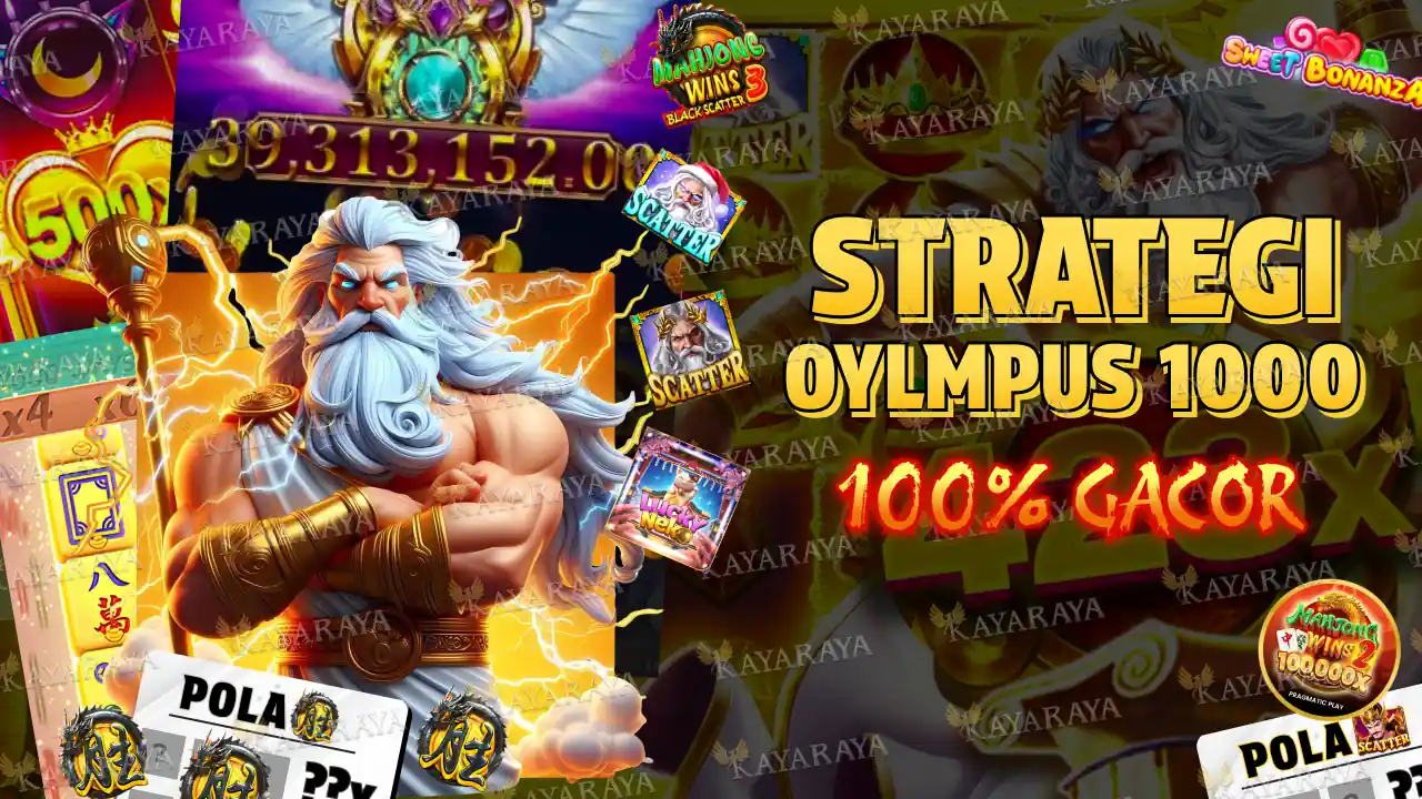 strategi menang olympus 1000